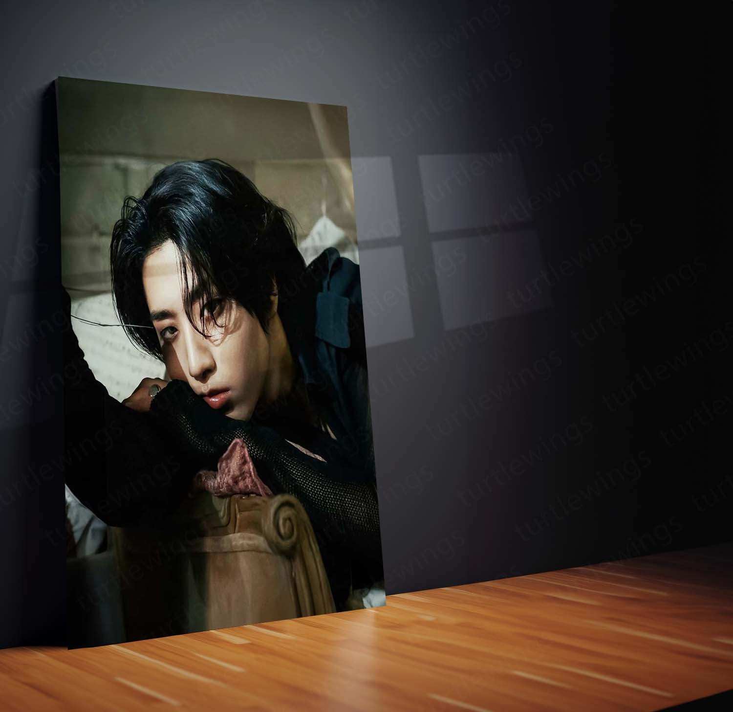Han Jisung Metal Poster – Stray Kids Rap Genius & Charismatic Performer Wall Art for STAYs - TURTLEWINGS