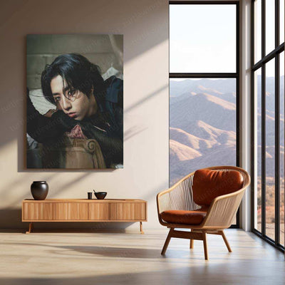 Han Jisung Metal Poster – Stray Kids Rap Genius & Charismatic Performer Wall Art for STAYs - TURTLEWINGS