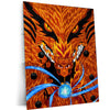 Anime Metal Poster | Naruto & Kurama – The Nine-Tails Bond | Chakra Mode Metal Frame Poster