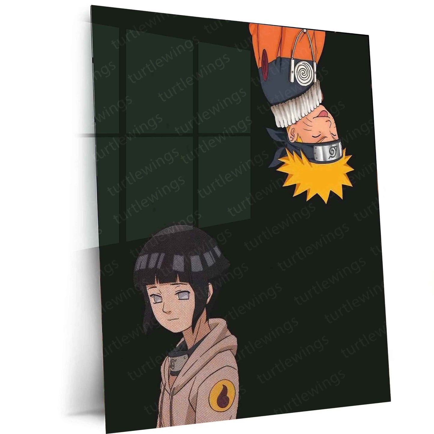 Naruto x Hinata Metal Poster – Eternal Love Anime Wall Art - TURTLEWINGS