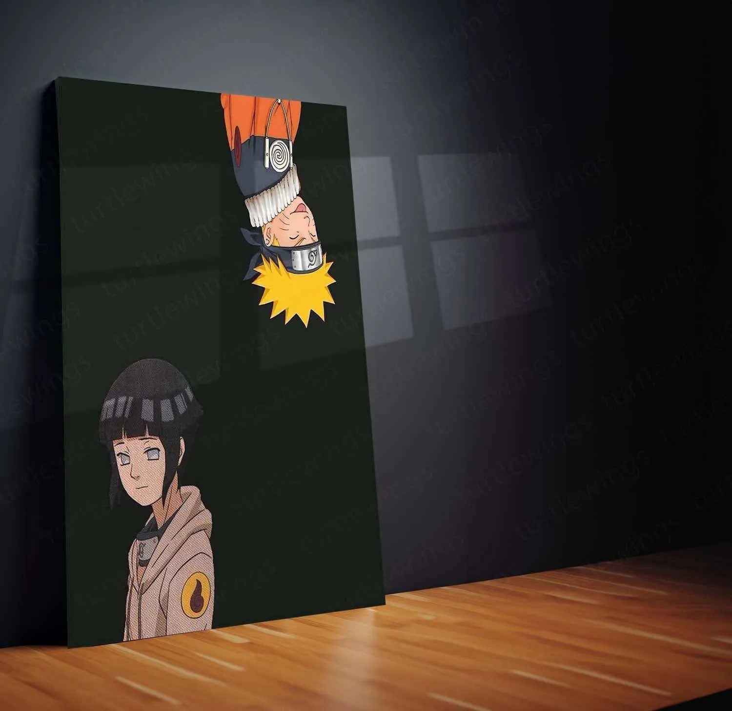 Naruto x Hinata Metal Poster – Eternal Love Anime Wall Art - TURTLEWINGS