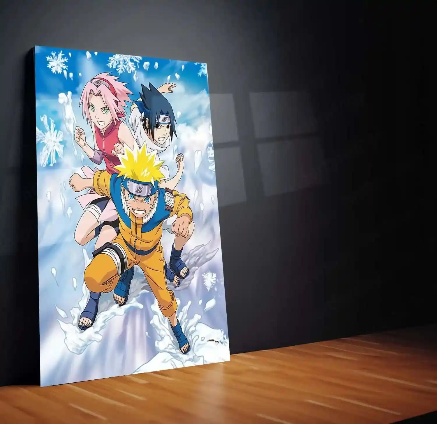Anime Metal Poster | Naruto, Sasuke & Sakura Metal Poster – Team 7 Anime Wall Art - TURTLEWINGS