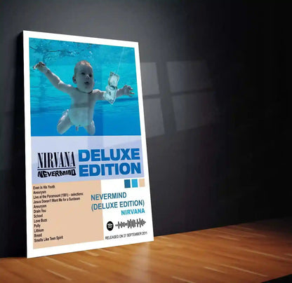 Nirvana Complete Collection | Set of 11 | Set of 4 | Set of 8| Album Posters Metal Frames Grunge Legacy. Iconic Albums. Timeless Wall Statement. - TURTLEWINGS