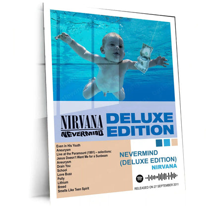 Nirvana Complete Collection | Set of 11 | Set of 4 | Set of 8| Album Posters Metal Frames Grunge Legacy. Iconic Albums. Timeless Wall Statement. - TURTLEWINGS