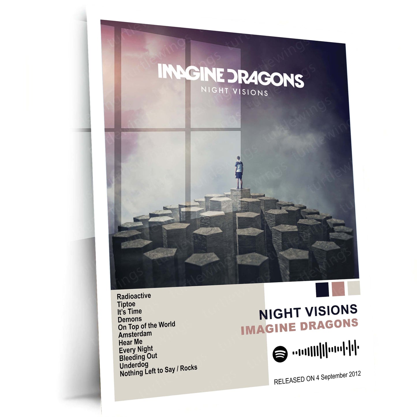 Imagine Dragons – Complete Album Collection | Set of 10 | Set of 8 | Set of 4 | Premium Metal Poster Set