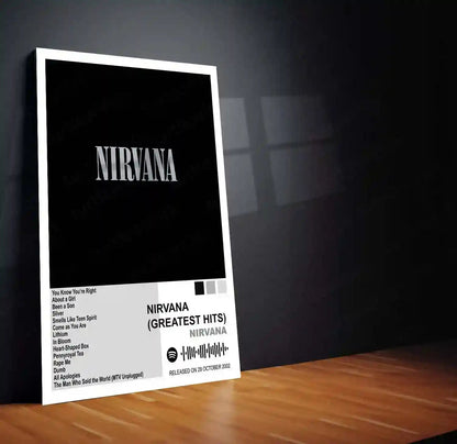 Nirvana Complete Collection | Set of 11 | Set of 4 | Set of 8| Album Posters Metal Frames Grunge Legacy. Iconic Albums. Timeless Wall Statement. - TURTLEWINGS