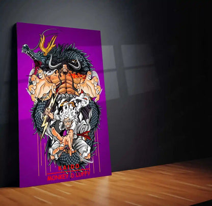 Anime Metal Poster | One Piece Metal Poster | Straw Hat Pirates Wall Art | Epic Anime Adventure Decor - TURTLEWINGS