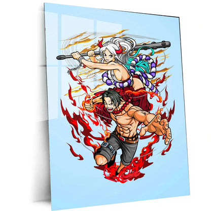 Anime Metal Poster | One Piece Metal Poster | Straw Hat Pirates Wall Art | Epic Anime Adventure Decor 03 - TURTLEWINGS