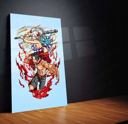 Anime Metal Poster | One Piece Metal Poster | Straw Hat Pirates Wall Art | Epic Anime Adventure Decor 03 - TURTLEWINGS