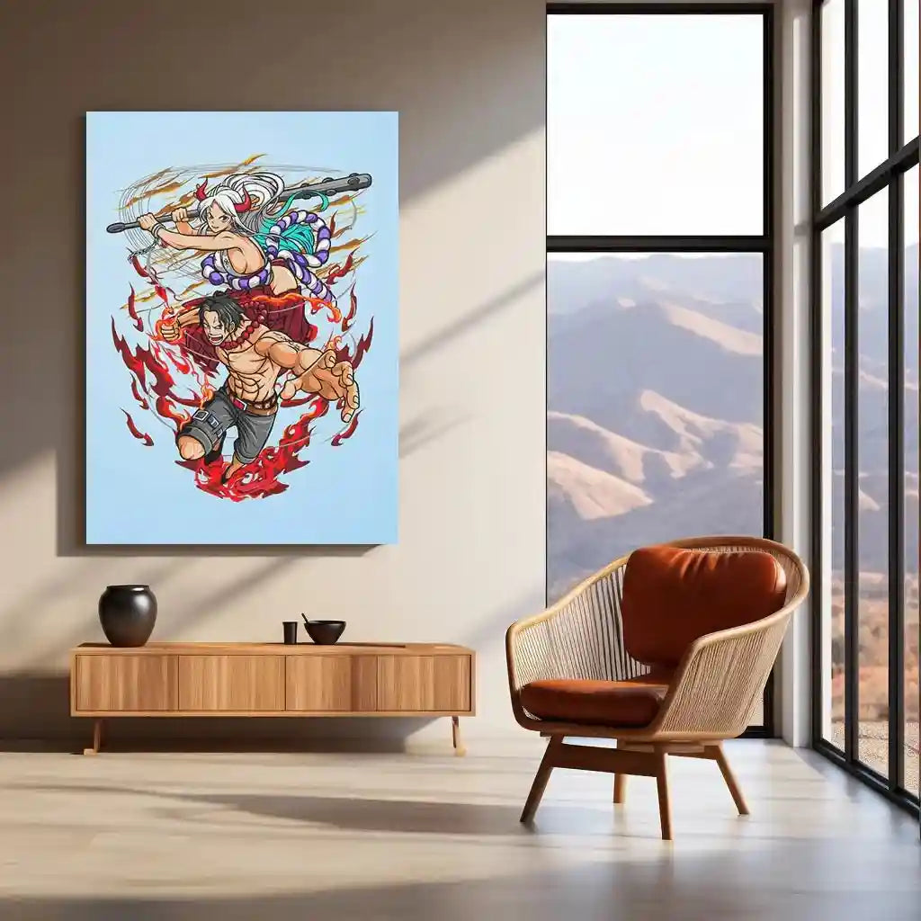 Anime Metal Poster | One Piece Metal Poster | Straw Hat Pirates Wall Art | Epic Anime Adventure Decor 03 - TURTLEWINGS
