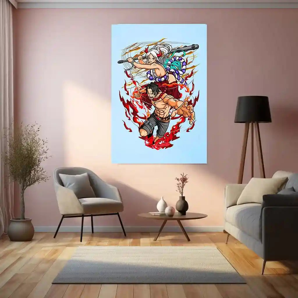 Anime Metal Poster | One Piece Metal Poster | Straw Hat Pirates Wall Art | Epic Anime Adventure Decor 03 - TURTLEWINGS