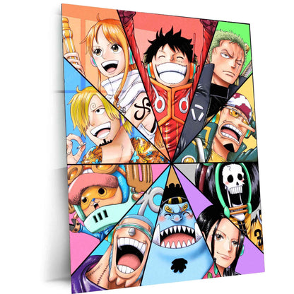 One Piece Metal Poster – Iconic Anime Wall Art | Luffy & Straw Hat Pirates Decor - TURTLEWINGS