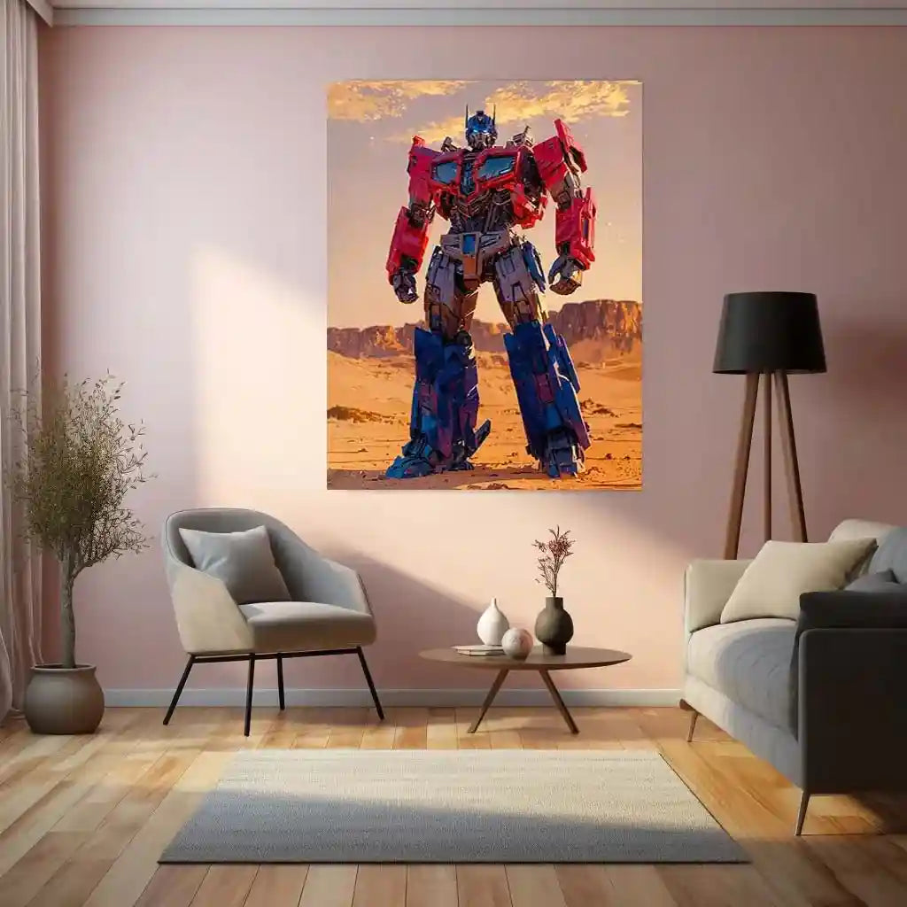 Optimus Prime Transformer Metal Poster – Epic Wall Art - TURTLEWINGS