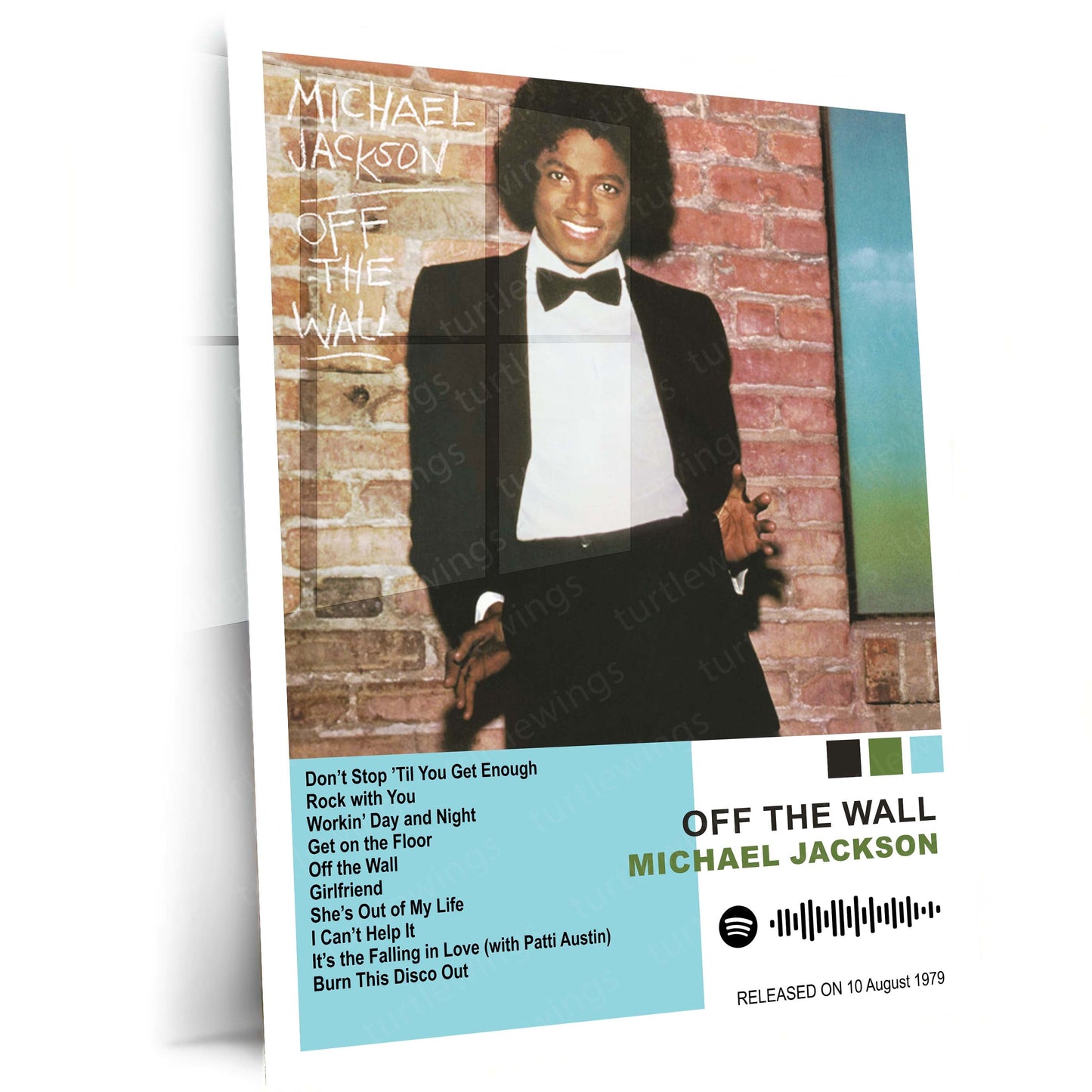 Michael Jackson – Complete Album Collection | Set of 10 | Set of 8 | Set of 4 | Premium Metal Poster Set