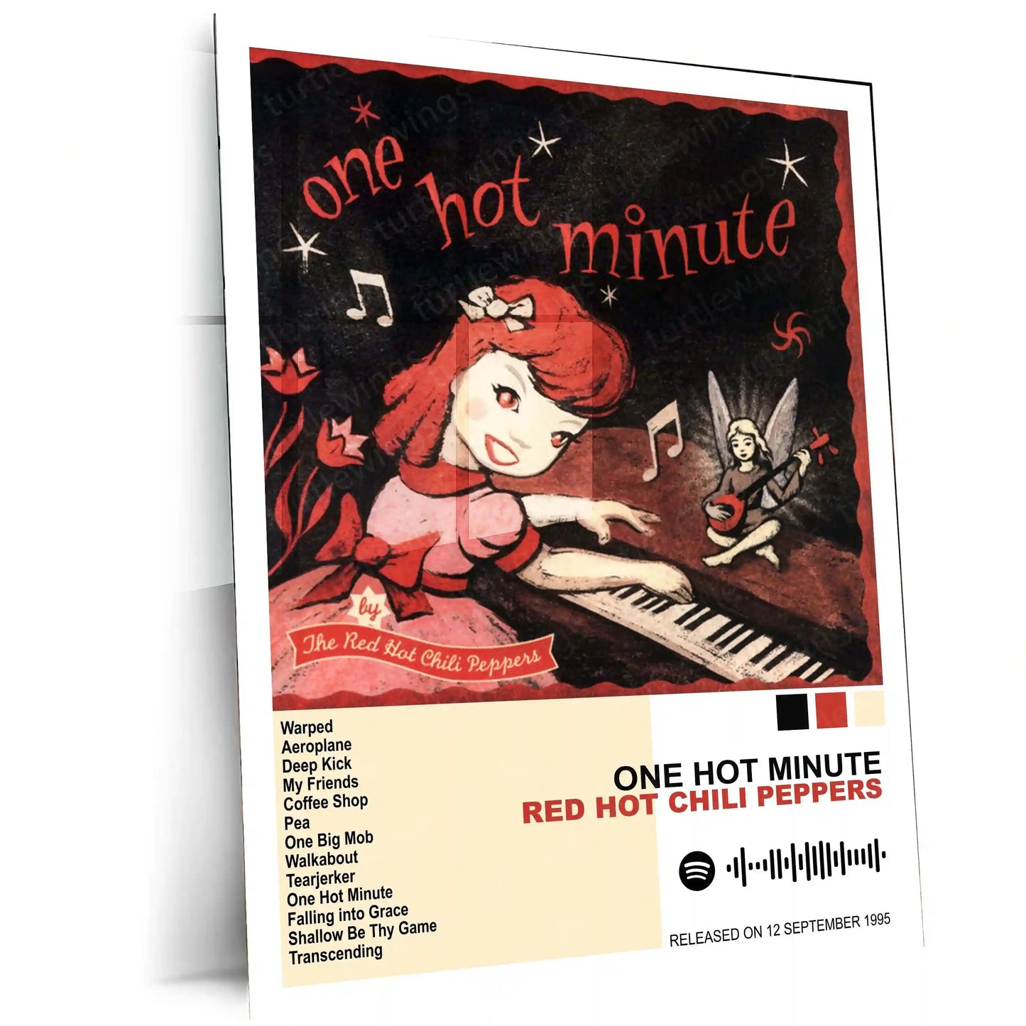 Red Hot Chili Peppers – Complete Album Collection | Set of 11 | Set of 8 | Set of 4 | Premium Metal Poster - TURTLEWINGS