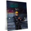 Quote Metal Poster | Las Vegas Grand Prix – One Percent Chance Metal Frame | F1 Faith & Belief Wall Art | Motorsport Motivational Quote Metal Poster