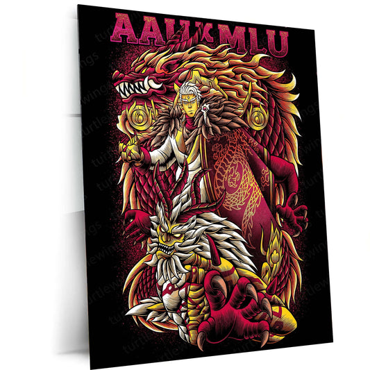 One Piece – Straw Hat Pirates Metal Poster | Anime Wall Frame Décor - TURTLEWINGS