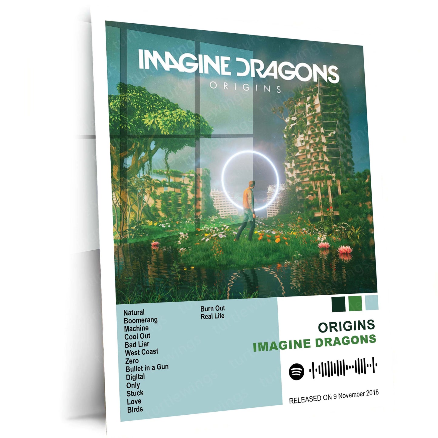 Imagine Dragons – Complete Album Collection | Set of 10 | Set of 8 | Set of 4 | Premium Metal Poster Set