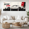 Car Metal Poster Set of 3 | Porsche 911 Racing Icon Triptych Wall Art
