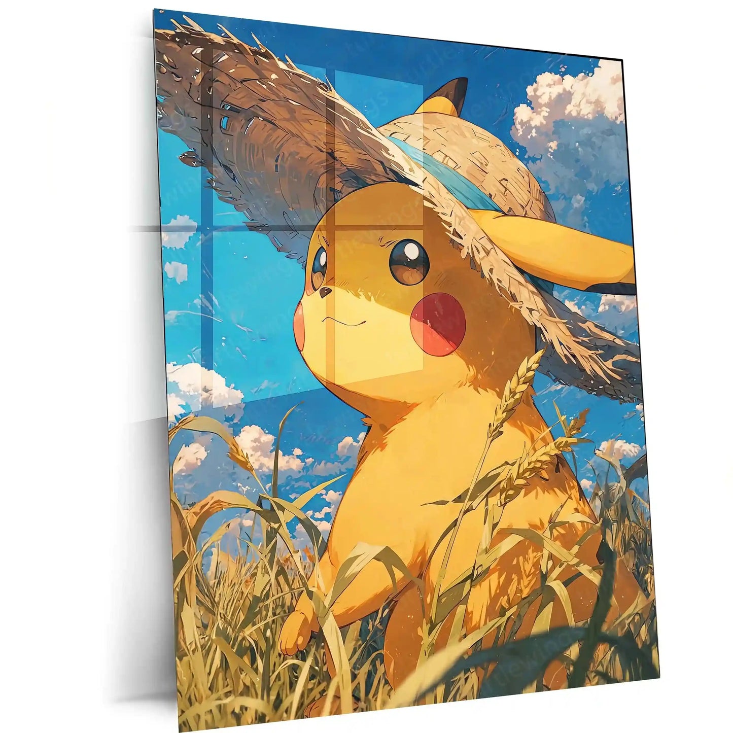 Anime Metal Poster | Pikachu Pokemon Metal Poster – Electrify Your Space - TURTLEWINGS