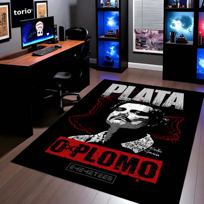 Pablo Escobar Area Flat Rug | Iconic Colombian Kingpin Floor Mat | Gritty Crime-Drama Inspired Decor for Man Cave, Office & Urban Enthusiasts