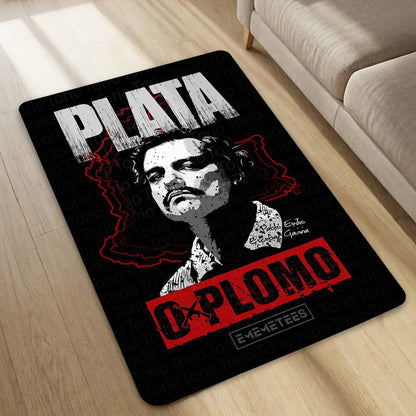 Pablo Escobar Area Flat Rug | Iconic Colombian Kingpin Floor Mat | Gritty Crime-Drama Inspired Decor for Man Cave, Office & Urban Enthusiasts