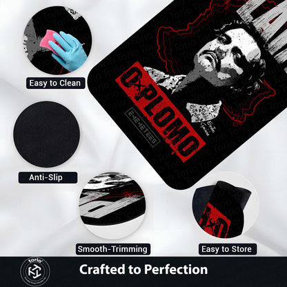 Pablo Escobar Area Flat Rug | Iconic Colombian Kingpin Floor Mat | Gritty Crime-Drama Inspired Decor for Man Cave, Office & Urban Enthusiasts
