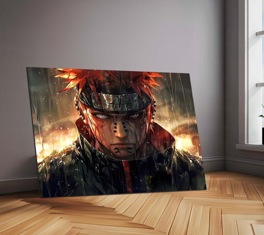 Anime Metal Poster | Naruto Kurama Mode Metal Poster | Powerful Anime Wall Art | Metal Poster 01