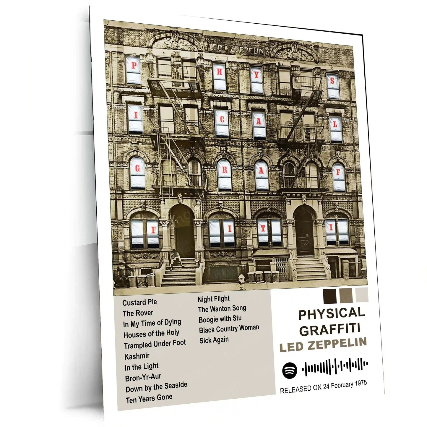 Led Zeppelin Complete Collection | Set of 13 | Set of 8 | Set of 4 | Album Posters Metal Frames Hard Rock Foundations. Blues Power. Timeless Legends. - TURTLEWINGS