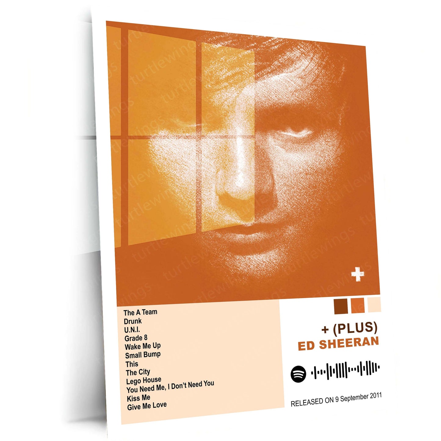 Ed Sheeran – Complete Album Collection | Set of 8 | Set of 4 | Premium Metal Poster Set