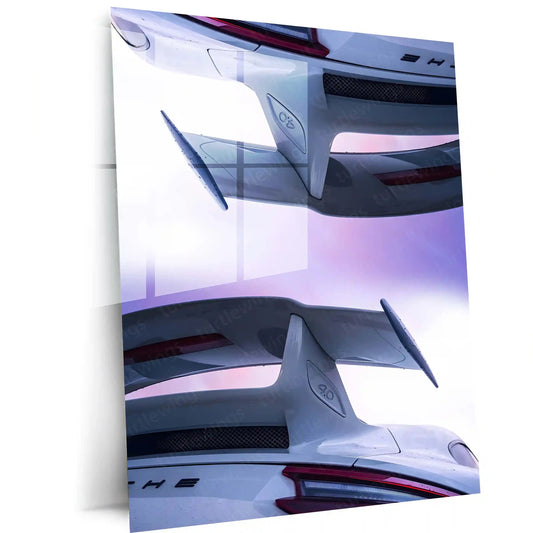 Quote Metal Poster | Porsche 911 GT3 | Track-Bred Precision, Pure Performance Metal Frame - TURTLEWINGS 