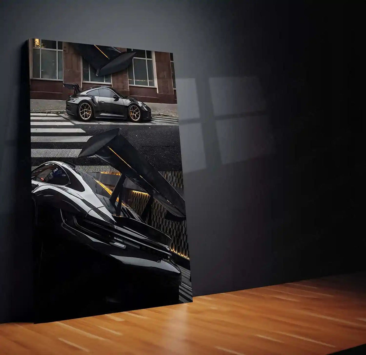 Quote Metal Poster | Porsche 911 GT3 | Precision, Discipline & Track-Bred Excellence Metal Frame - TURTLEWINGS 