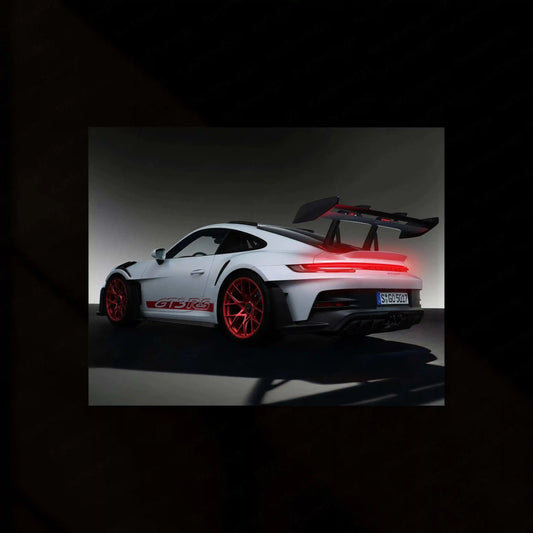 Porsche 911 GT3 Neon LED Metal Frame â Iconic Supercar Wall Art 1 - TURTLEWINGS