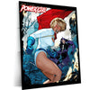 Power Girl – Kryptonian Strength Metal Poster | DC Comics Superhero Wall Frame