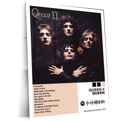 Queen Complete Collection | Set of 11 | Set of 8 | Set of 4 | Album Posters Metal Frames Rock Royalty. Stadium Anthems. Timeless Legends. - TURTLEWINGS