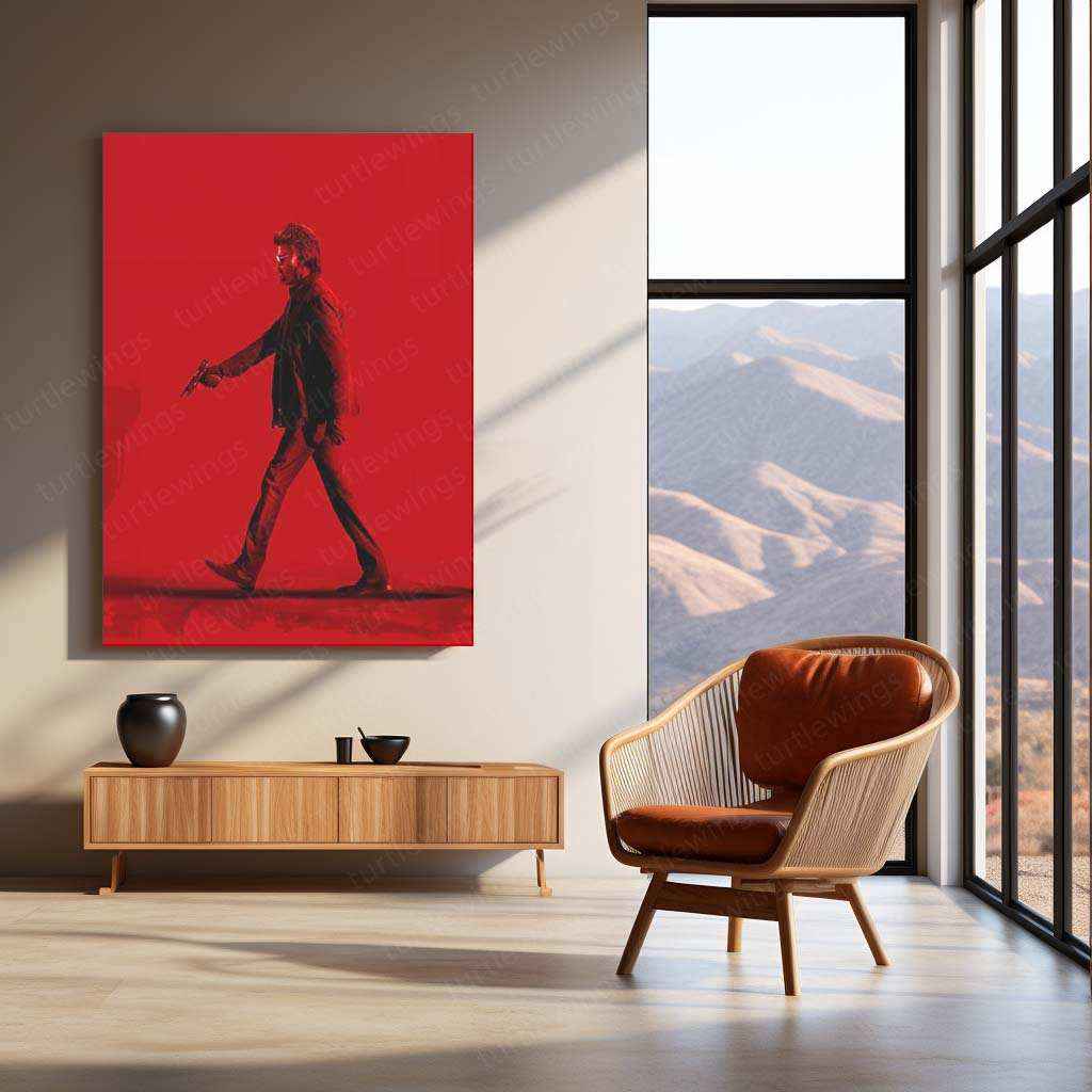 Rajinikanth Metal Poster – Thalaiva Tribute Wall Art | Superstar Icon Decor - TURTLEWINGS