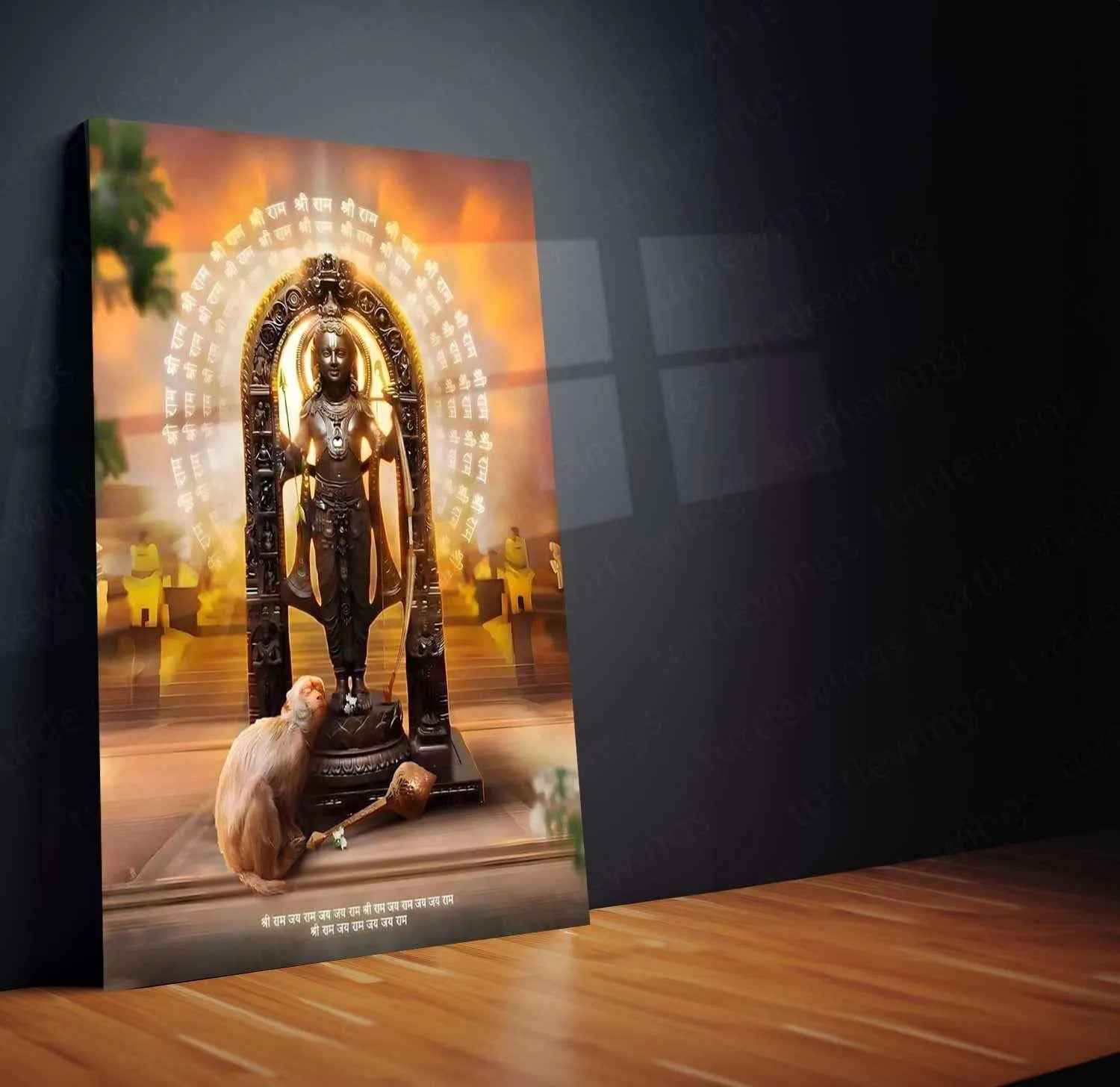 Ram Lalla Metal Poster – Divine Childhood Avatar Wall Art 2 - TURTLEWINGS