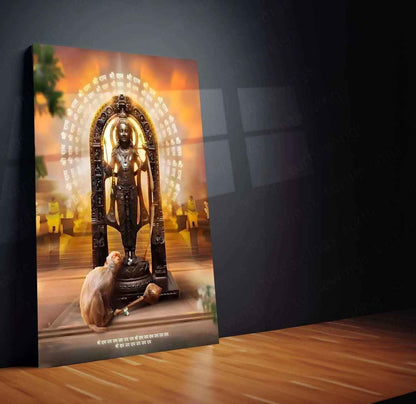 Ram Lalla Metal Poster – Divine Childhood Avatar Wall Art 2 - TURTLEWINGS