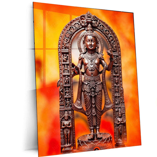 Ram Lalla Metal Poster – Divine Childhood Avatar Wall Art 3 - TURTLEWINGS