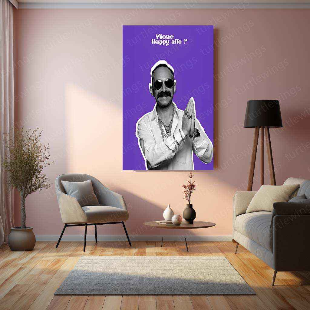 Avesham Movie RANGAA Metal Poster – Dynamic Film-Inspired Wall Art | Cinematic Decor - TURTLEWINGS