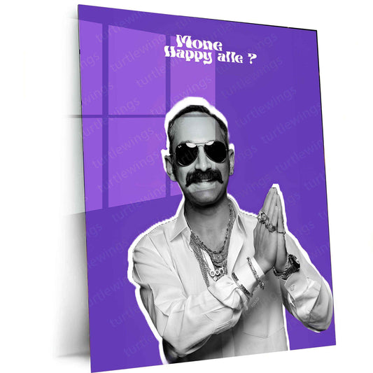 Avesham Movie RANGAA Metal Poster – Dynamic Film-Inspired Wall Art | Cinematic Decor - TURTLEWINGS