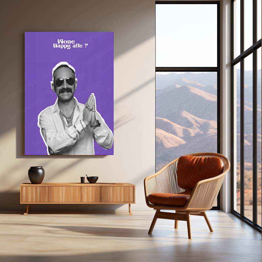 Avesham Movie RANGAA Metal Poster – Dynamic Film-Inspired Wall Art | Cinematic Decor - TURTLEWINGS