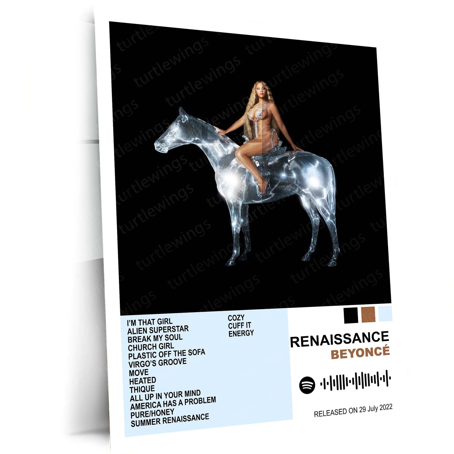 Beyoncé – Complete Album Collection | Set of 11 | Set of 8 | Set of 4 | Premium Metal Poster Set