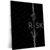 Risk Quote Metal Poster – Motivational Wall Art | Inspirational Success Decor - TURTLEWINGS
