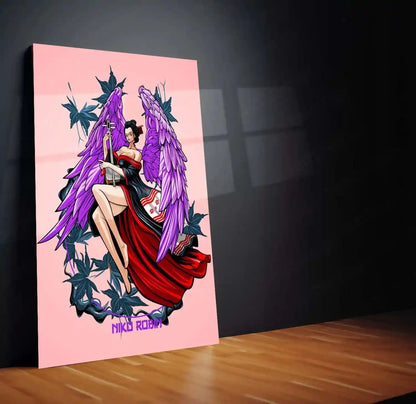 Anime Metal Poster | Nico Robin Metal Poster | One Piece Wall Art | Archaeologist of the Straw Hats Decor - TURTLEWINGS