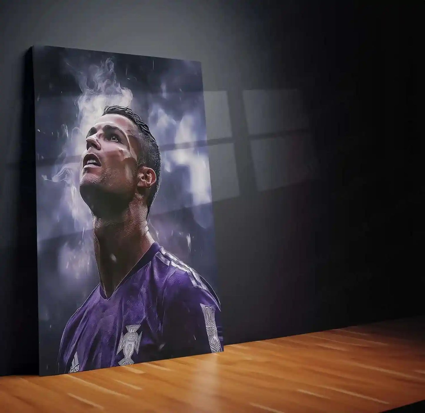 Sports | Cristiano Ronaldo Metal Frame – Iconic Football Wall Art7 - TURTLEWINGS