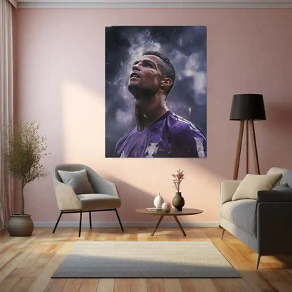 Sports | Cristiano Ronaldo Metal Frame – Iconic Football Wall Art7 - TURTLEWINGS