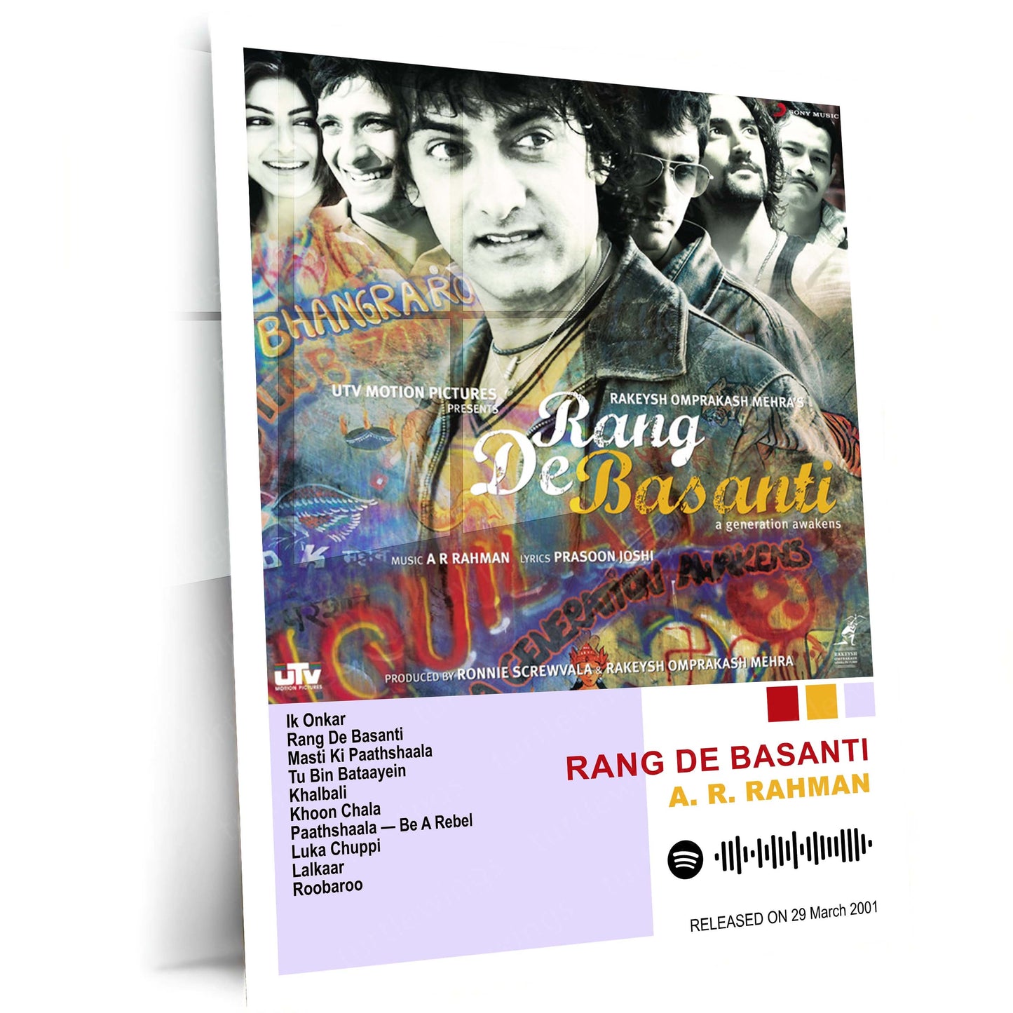 A. R. Rahman – Complete Soundtrack Collection | Set of 11 | Set of 8 | Set of 4 | Premium Metal Poster Set