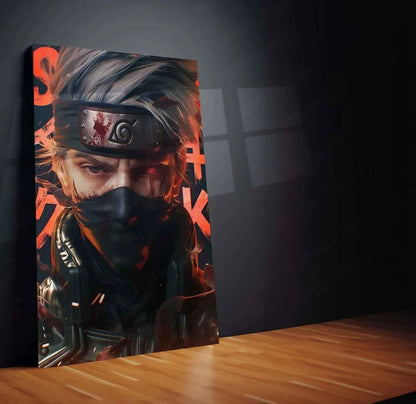 Kakashi Hatake - Naruto Metal Poster | Sharingan & Anbu Art | Anime Wall Decor 2 - TURTLEWINGS