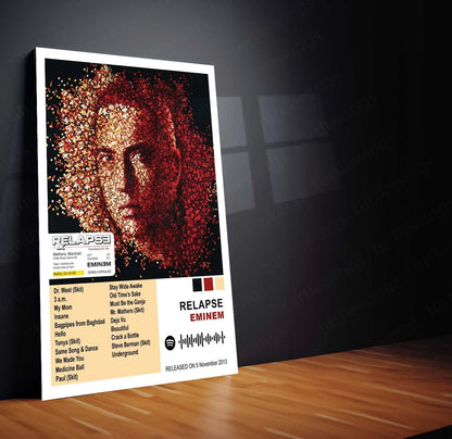Eminem – Complete Album Collection | Set of 11 | Set of 8 | Set of 4 | Premium Metal Poster - TURTLEWINGS